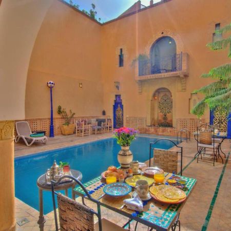 Riad la villa bleue Marrakesh Exterior foto