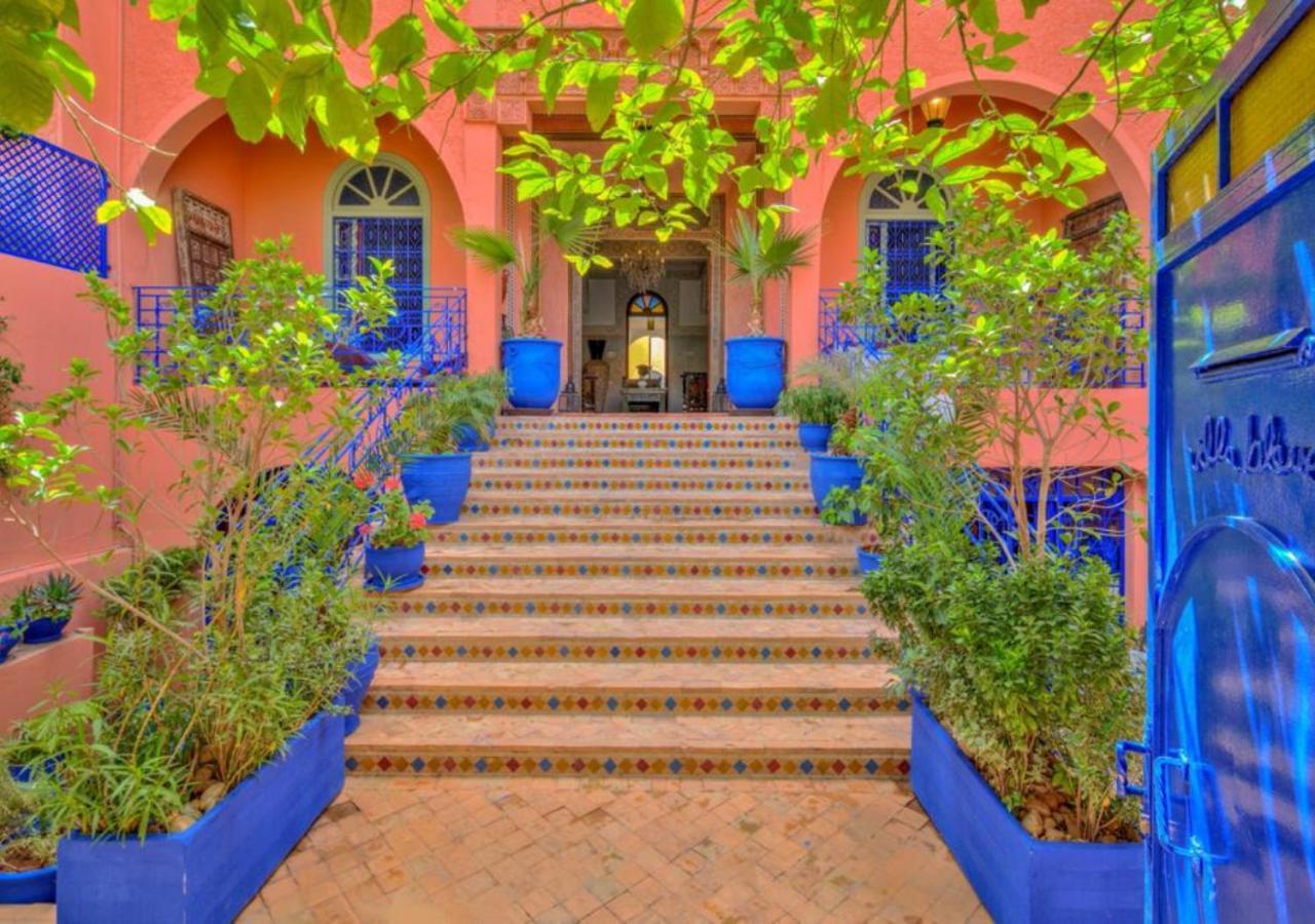 Riad la villa bleue Marrakesh Exterior foto