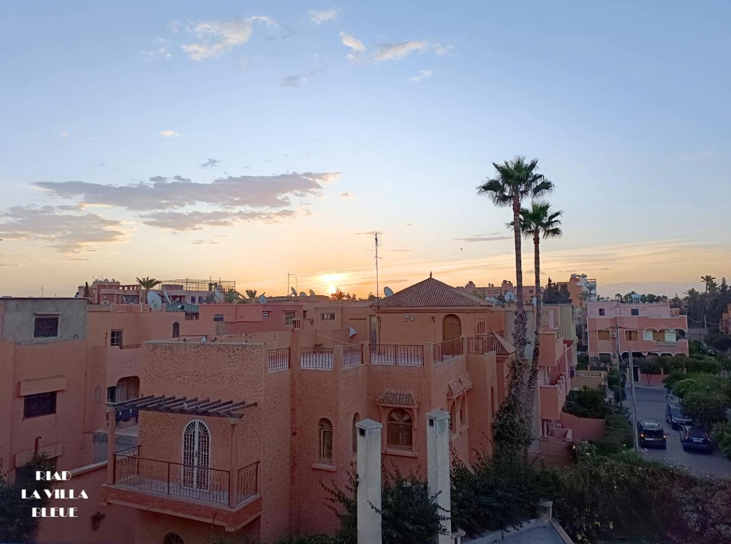 Riad la villa bleue Marrakesh Exterior foto